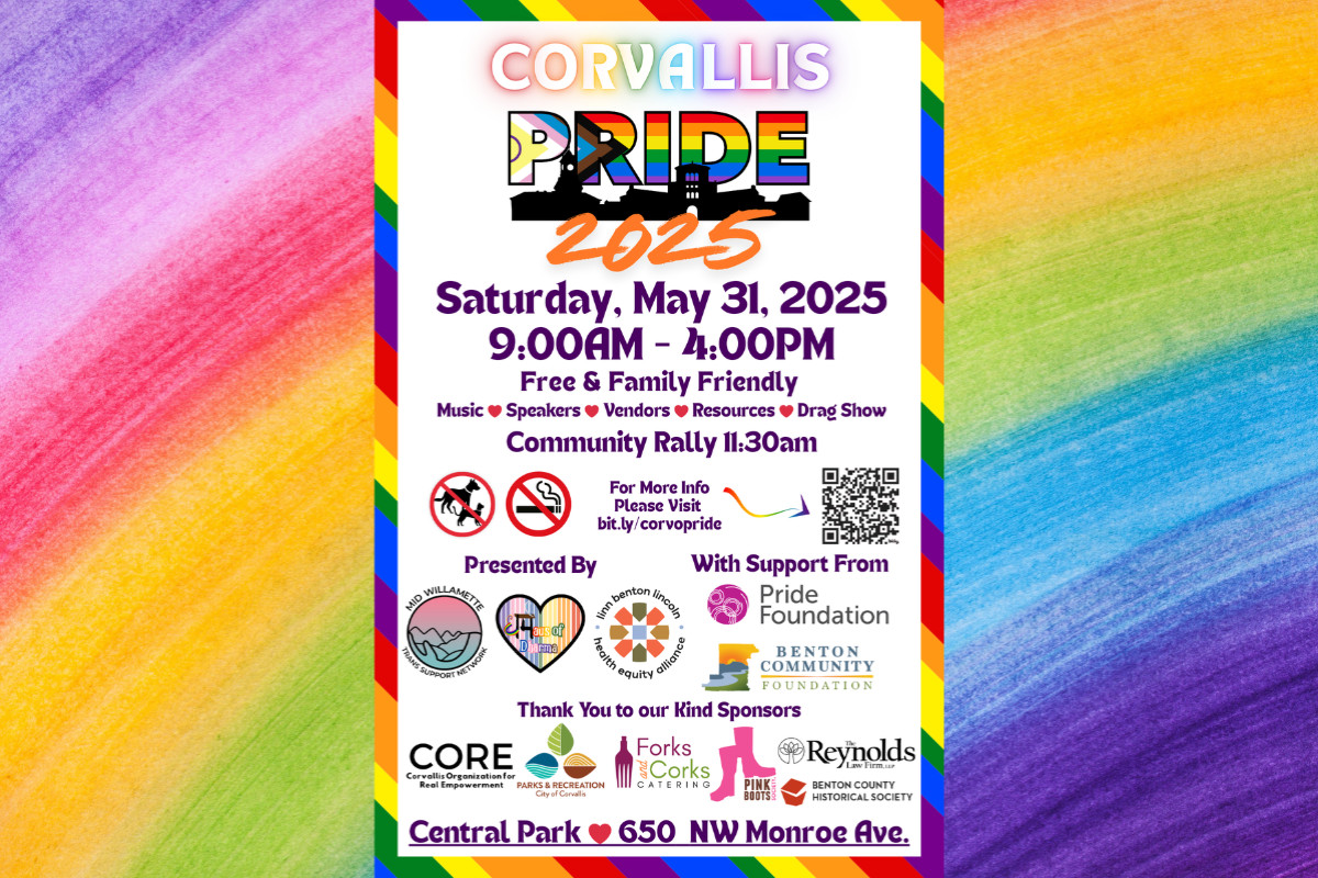 2025 Corvallis Pride - A colorful and inclusive event celebrating diversity and community in Corvallis