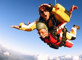 Skydiving at Cairns over the Great Barrier Reef