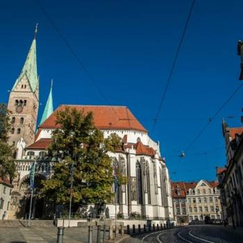 The Augsburg Cathedral in the old town of Augsburg. Photo: erlebe.bayern - Bernhard Huber