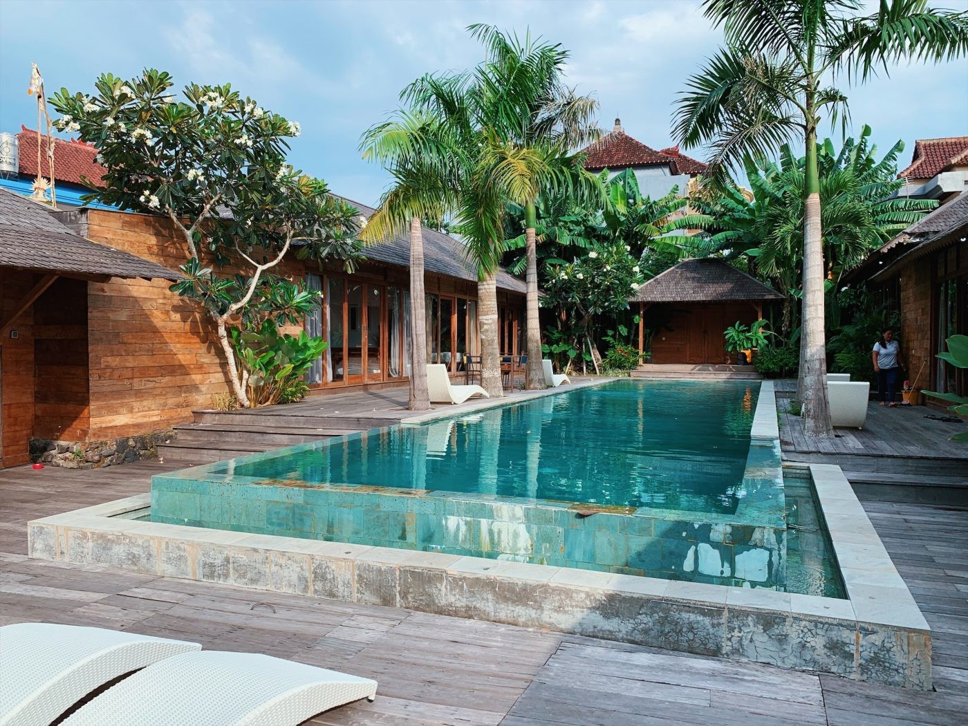 Private beach at a luxury resort in Nusa Dua