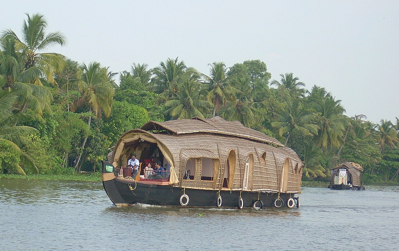 Houseboat in Kerala Backwaters