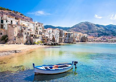 Beach at Cefalù, Sicily