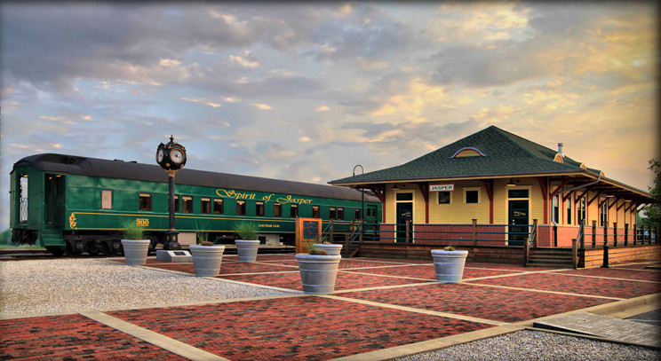 The Spirit of Jasper Train offering scenic excursions
