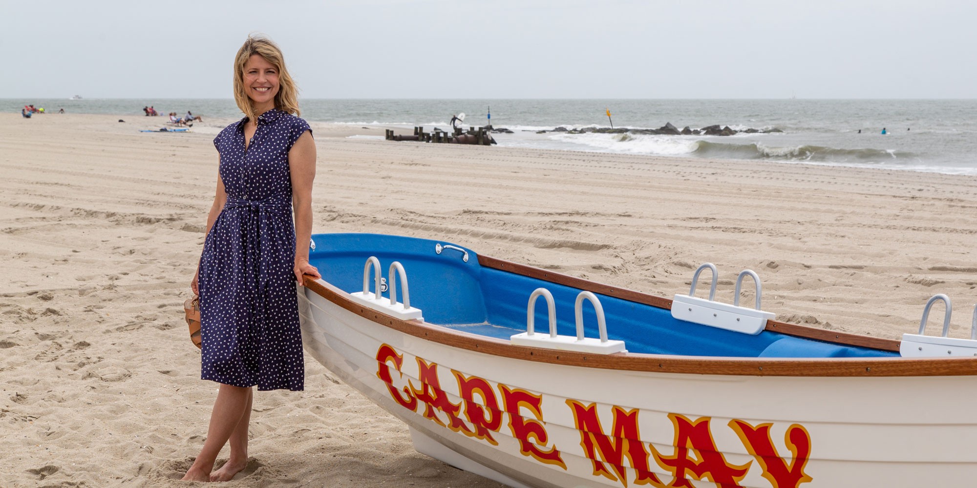 A picturesque view of Cape May Beach - Jersey Shore