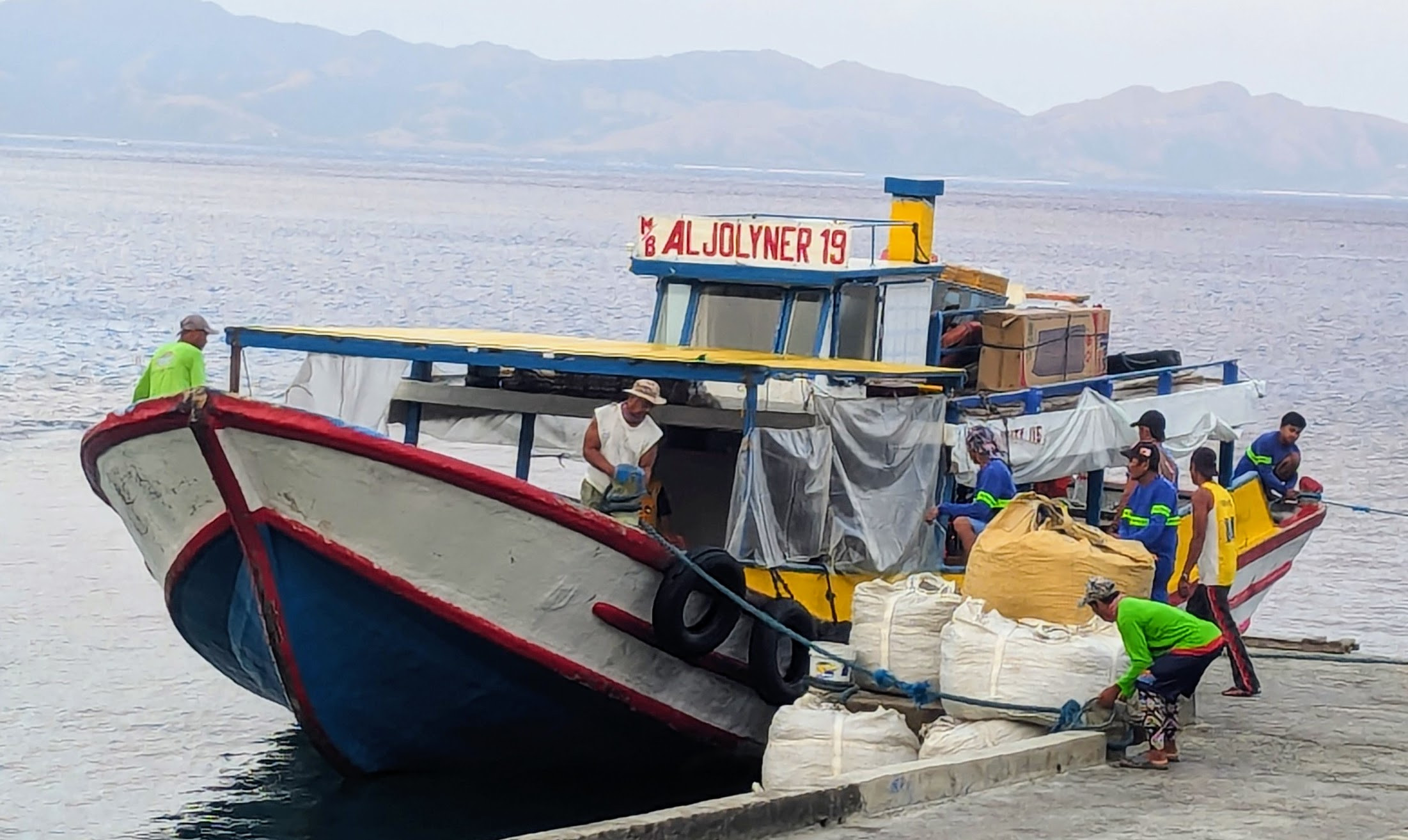 A typical boat to travel between Batanes islands