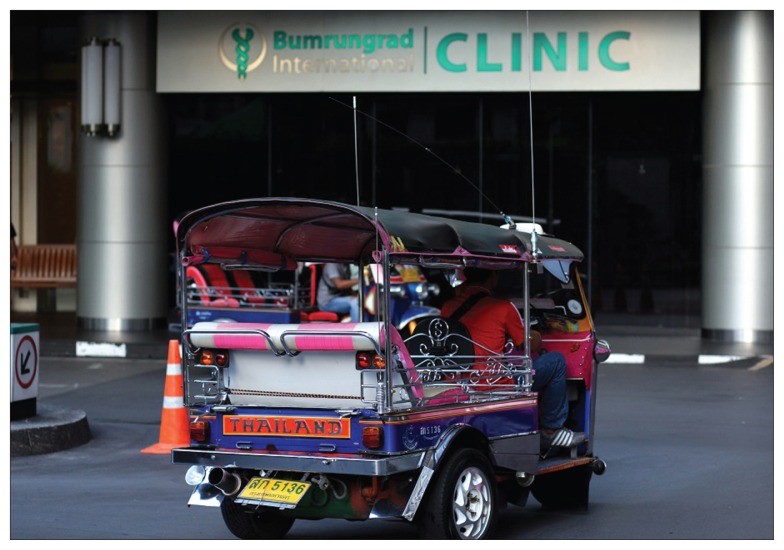 Bumrungrad International Hospital Lobby showing comfort and high quality
