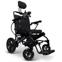 Lightweight folding electric wheelchair folded for travel