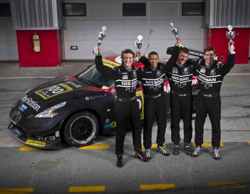 GT Academy winners at the 24 Hours of Dubai