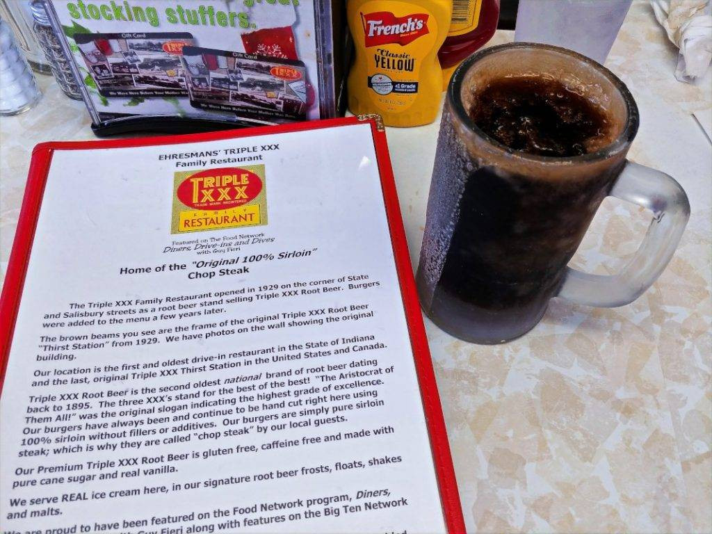 Triple XXX Root Beer is a signature beverage at this iconic diner.