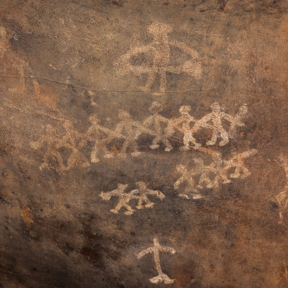 Cave Paintings at Bhimbetka Rock Shelters