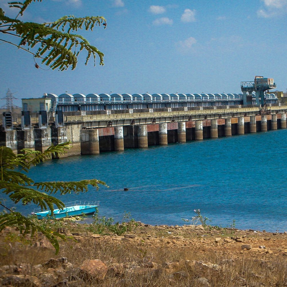 Gangrel Dam in Dhamtari