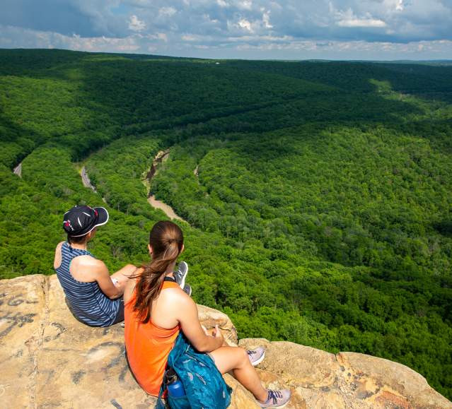 Top of the World in Dunmore, PA with scenic overlooks