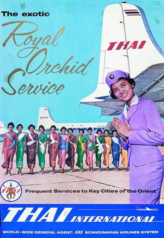Thai Airways International Ad Poster