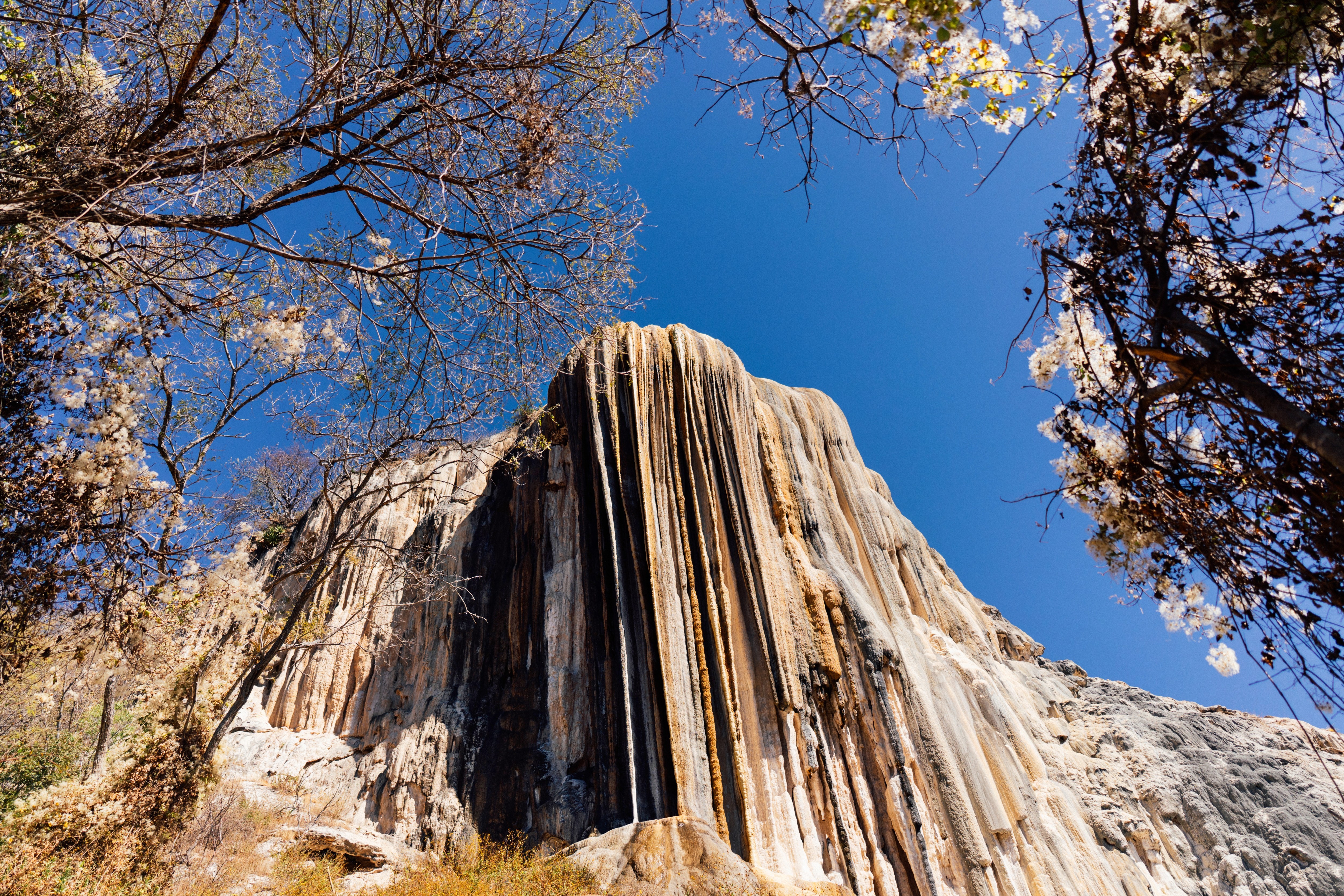 Explore Hierve el Agua in Oaxaca, Mexico, one of the best places to visit in December.