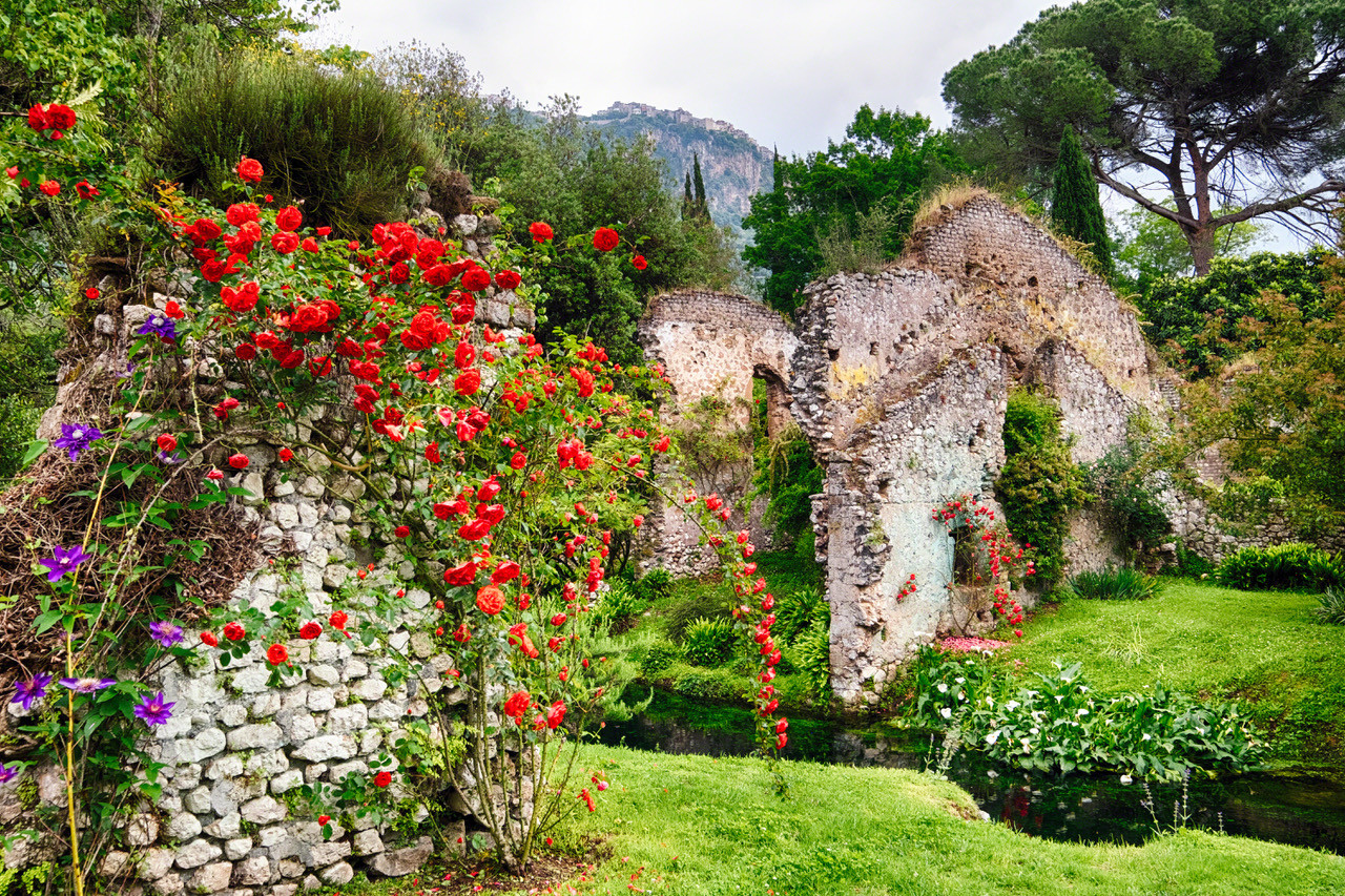 The Garden of Ninfa in Lazio
