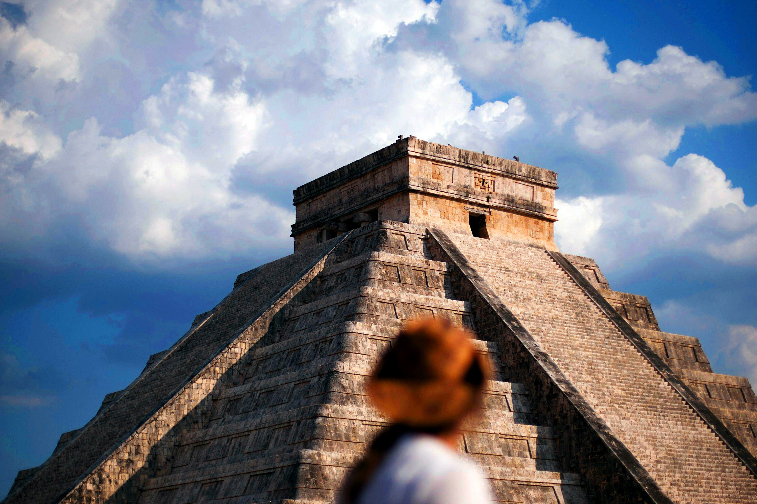 The Temple of Kukulcan at Chichen Itza in Mexico, one of the best places to go on holiday in March