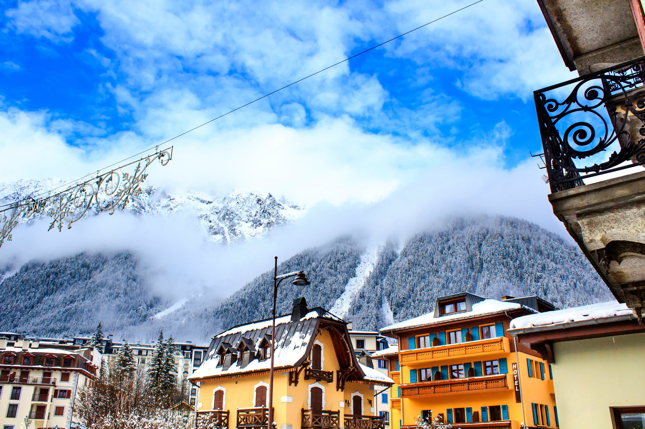 Chamonix in France, one of the best places to go on holiday in March