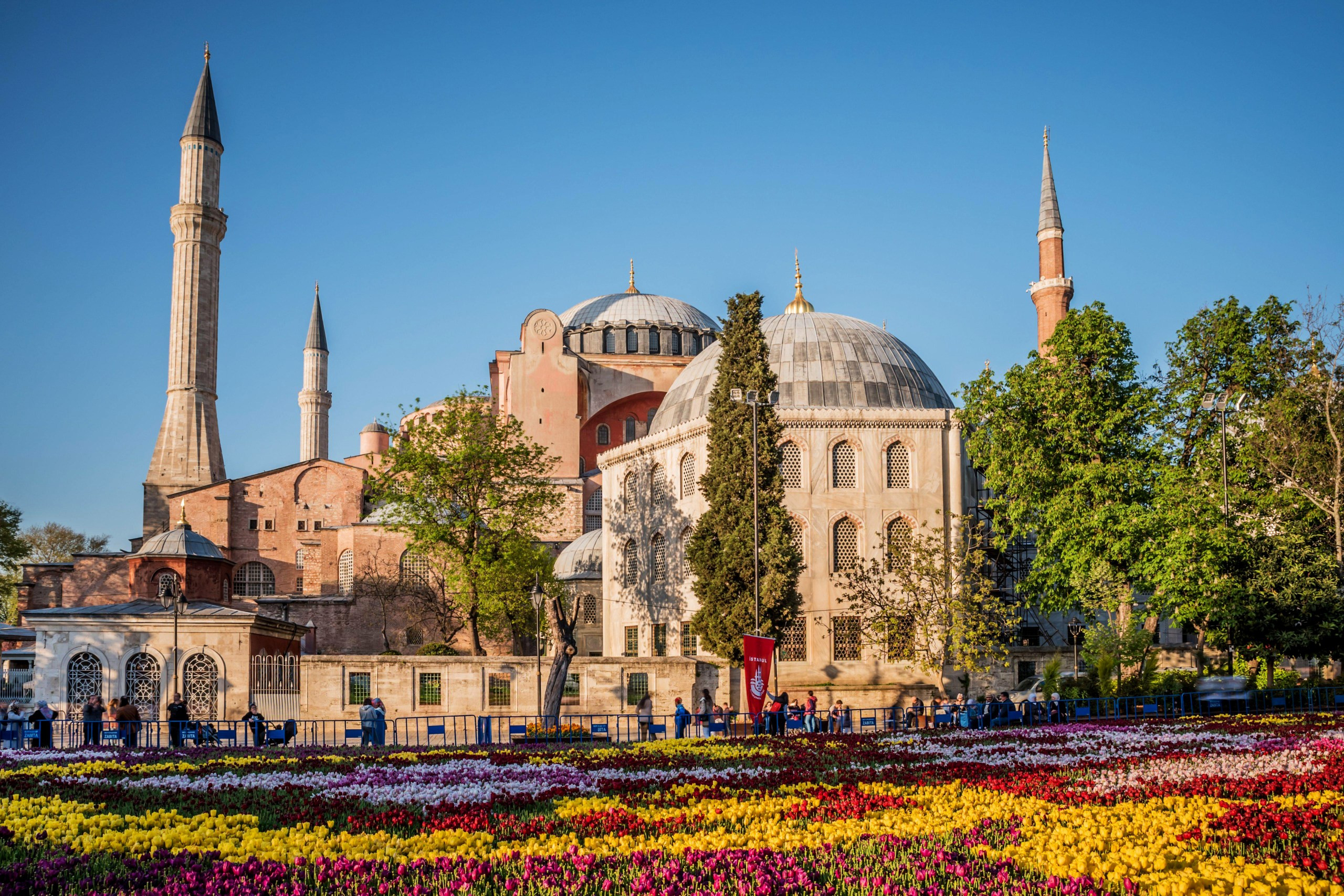 The tulip festival in Istanbul, showcasing the city's vibrant colors