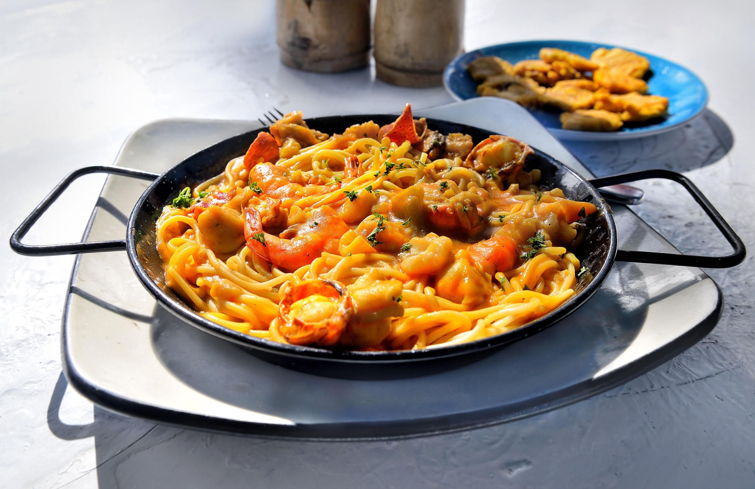 Dominican Republic's Seafood Pasta