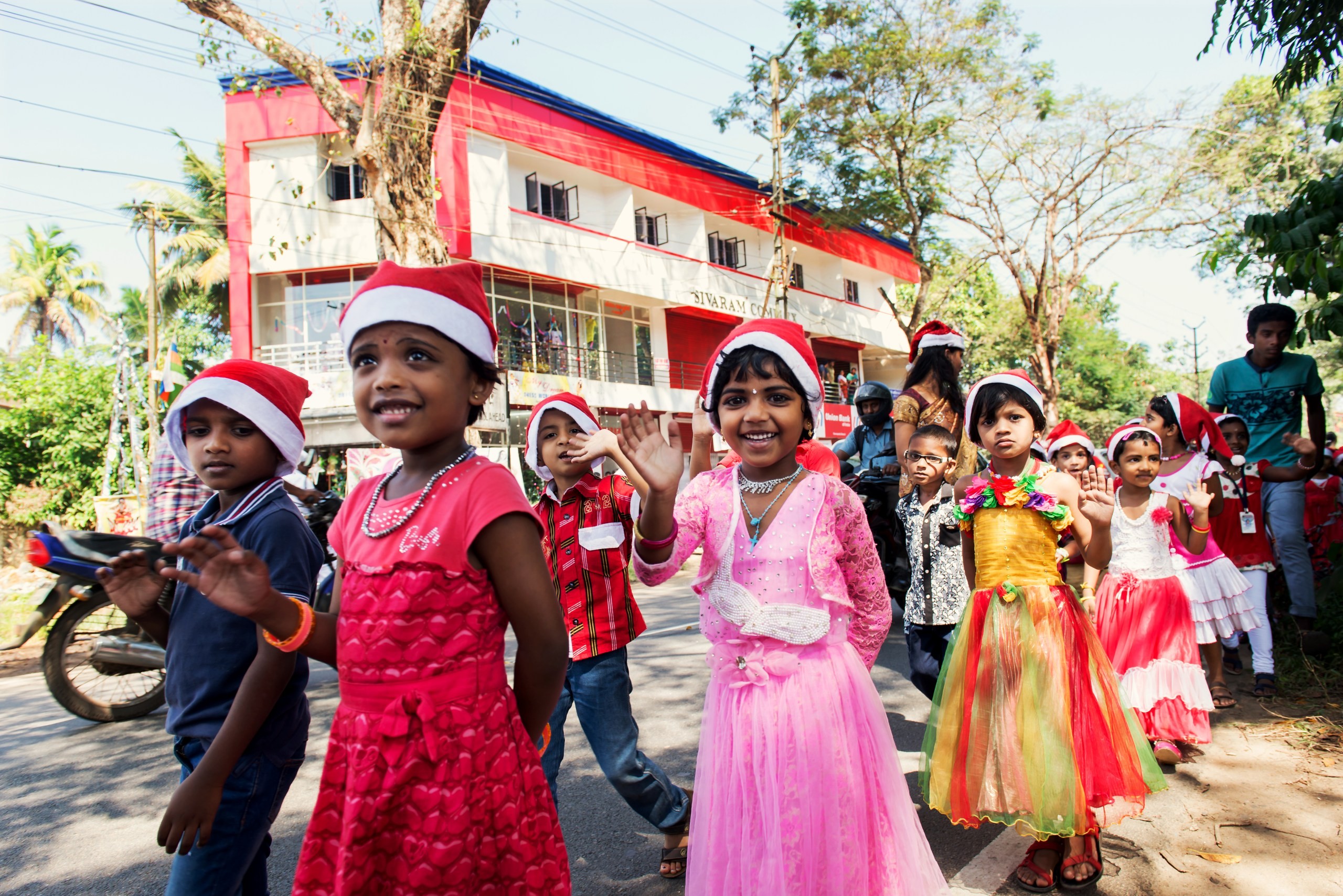 Celebrate Christmas in Kerala, India.