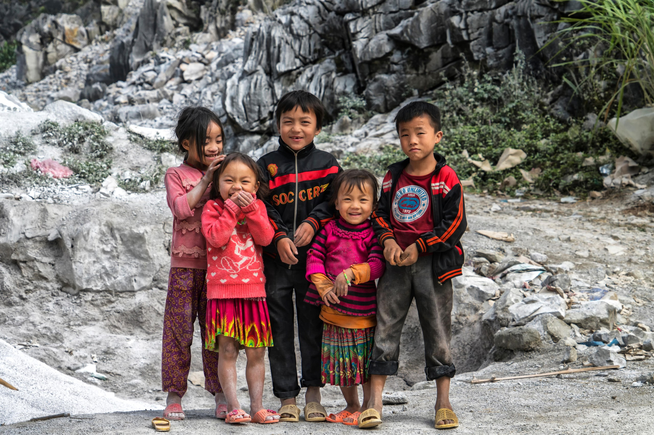 Children in Ha Giang province, Vietnam