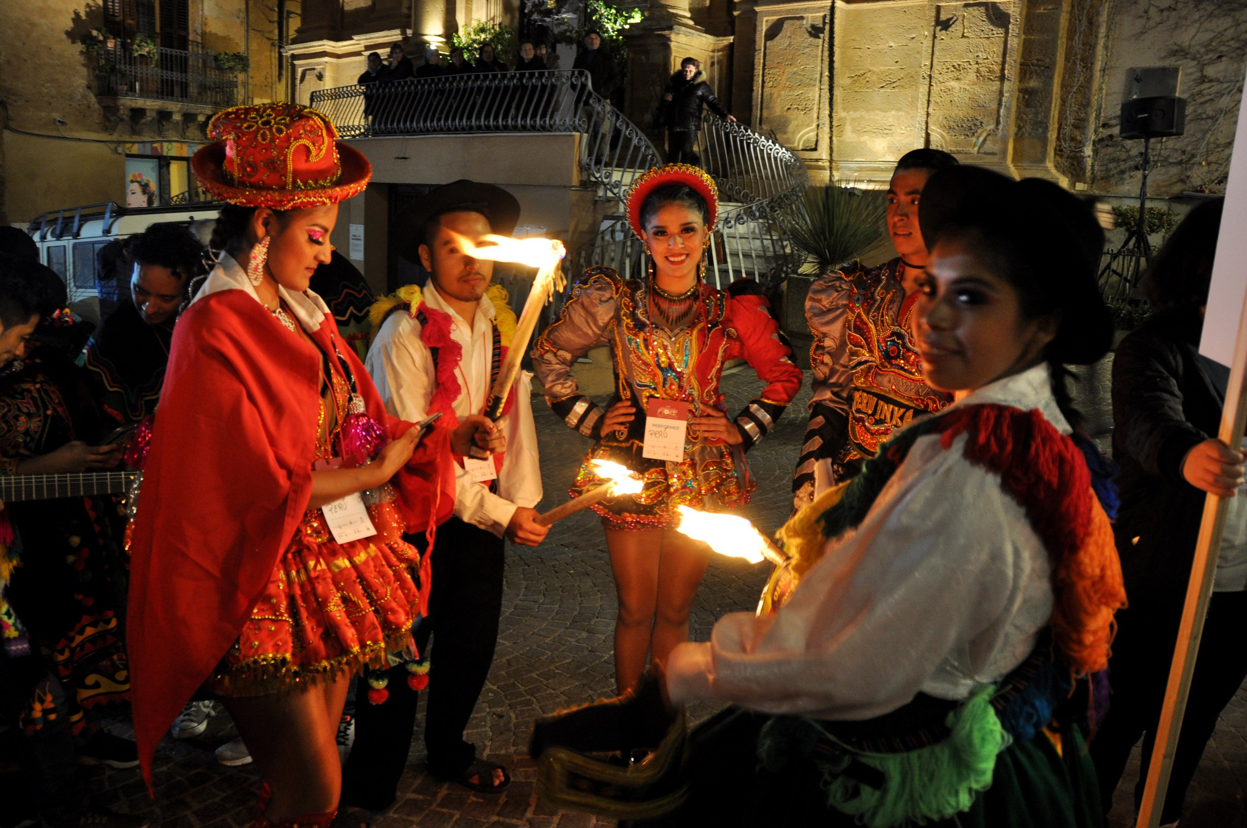 The Festa del Mandorlo or almond blossom festival in Fiore, Sicily, one of the best places to go on holiday in March