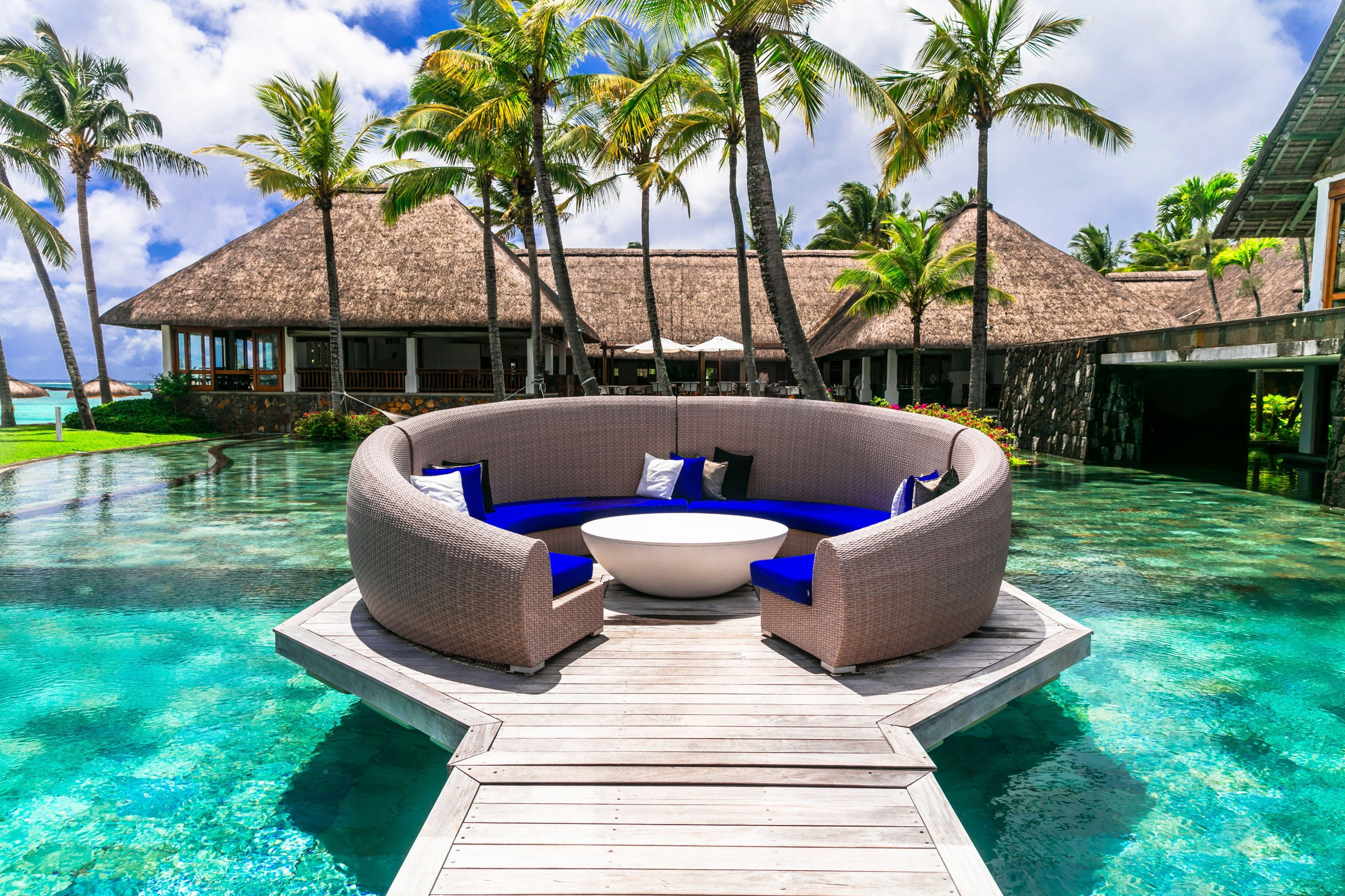 Constance Belle Mare Plage in Mauritius, showcasing a beachfront resort with clear waters