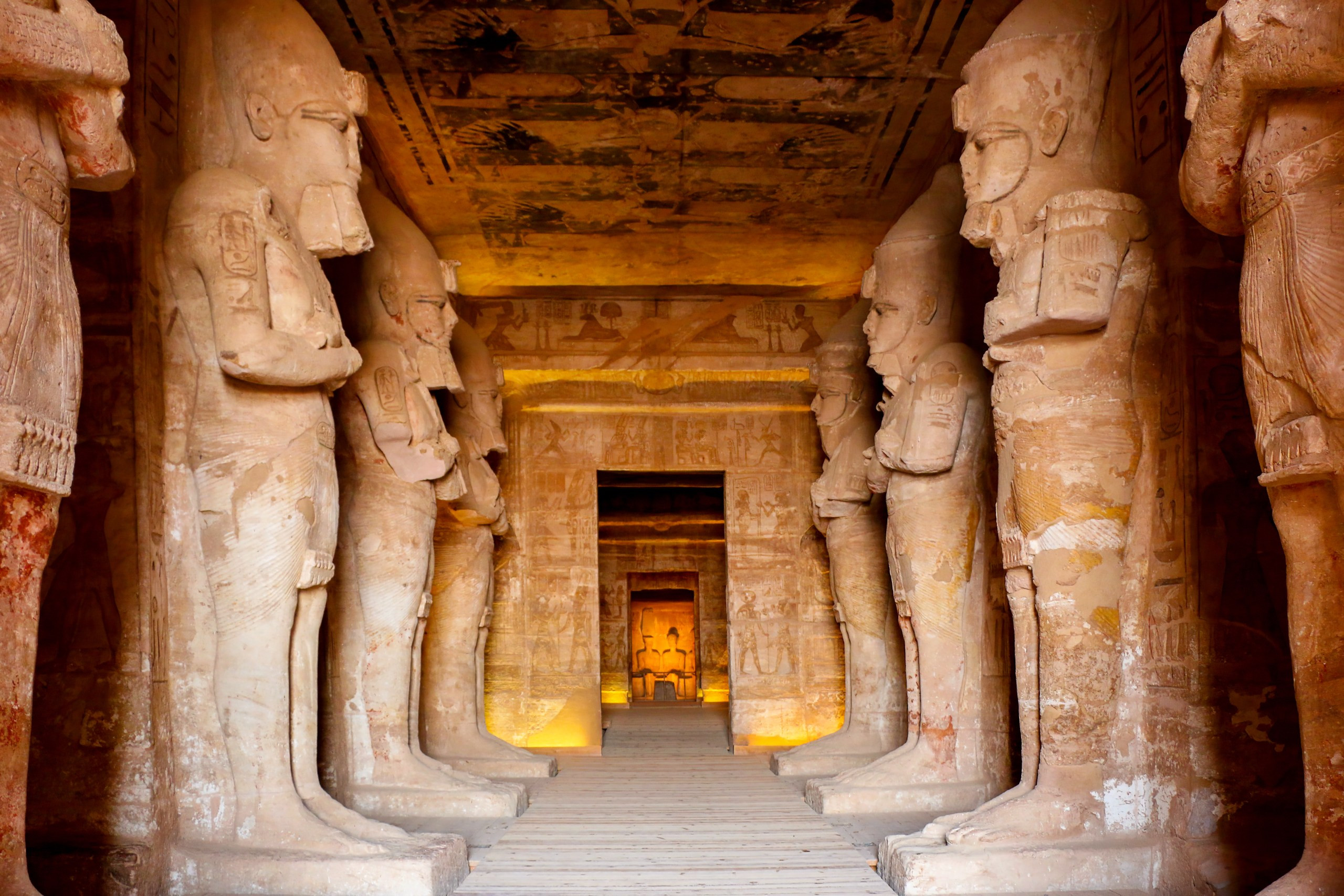 The Great Temple of Ramses II at Abu Simbel, Egypt