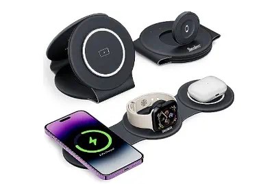 3 in 1 Apple Travel Charging Station