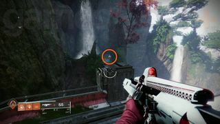 Destiny 2 Visions of the Traveler collectible Lost City waterfall