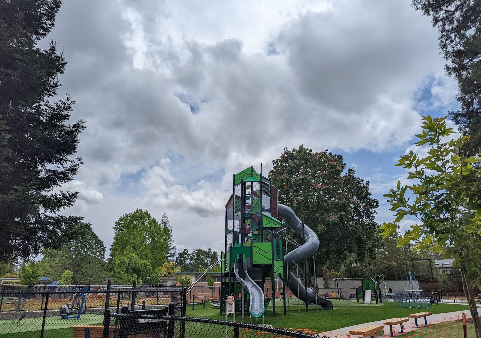 Rinconada Park's newly-renovated playground
