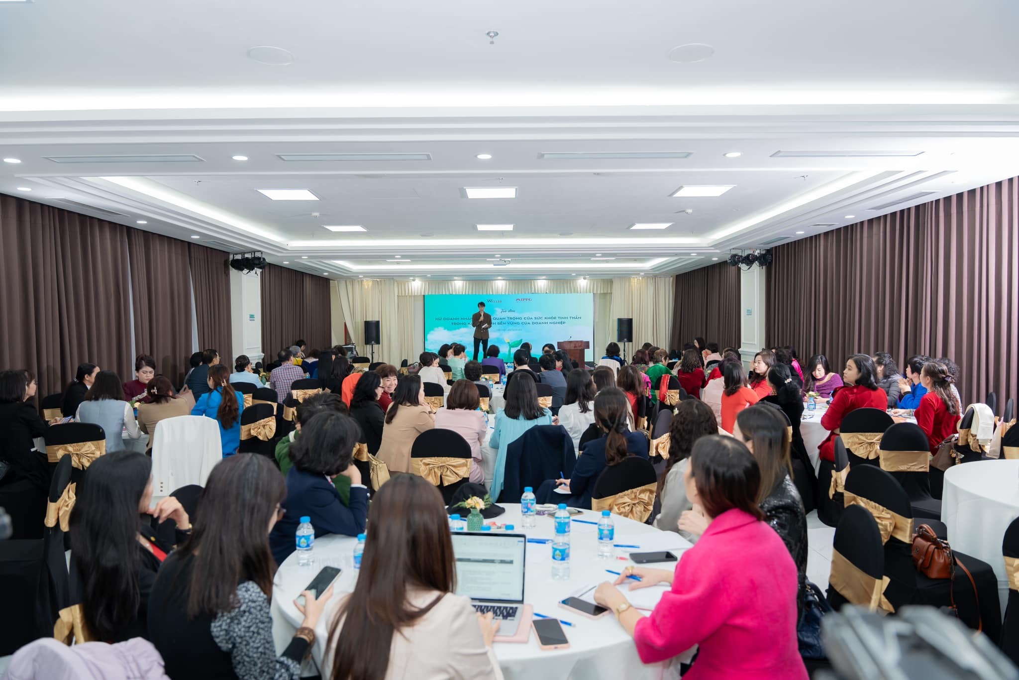 A seminar promoting women's mental health in business