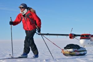 Skiing to the South Pole