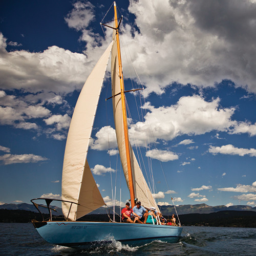 Rent a sailboat and set sail on scenic Flathead Lake, the largest freshwater lake west of the Mississippi