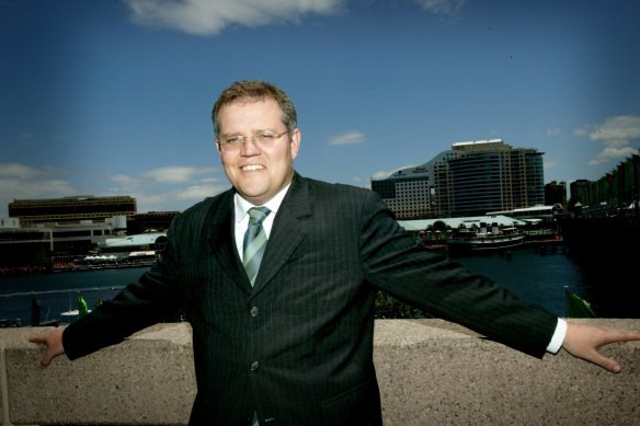 Scott Morrison at a Tourism Australia event