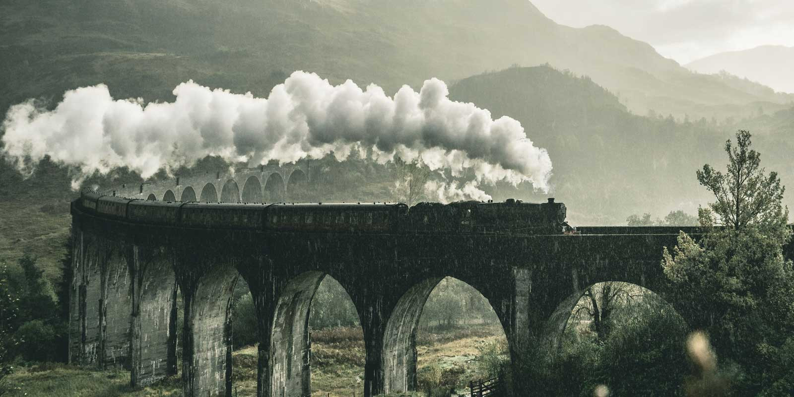 Luxury steam train