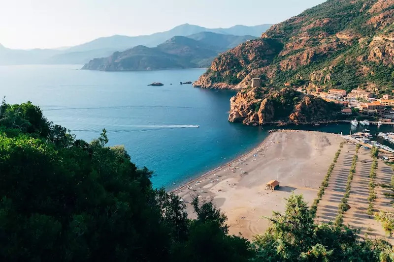 Beach in Corsica
