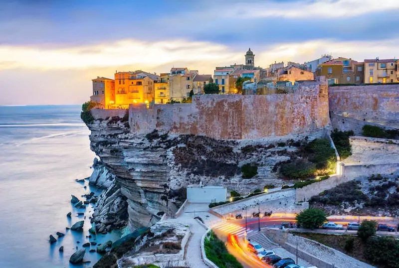 Coastal village in Corsica