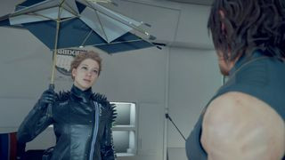 Fragile's umbrella unlocks fast travel options in Death Stranding