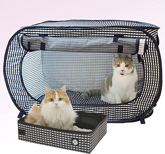 Necoichi Portable Stress Free Cage Carrier and Litter Box