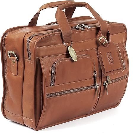 Full-Grain Leather Briefcase