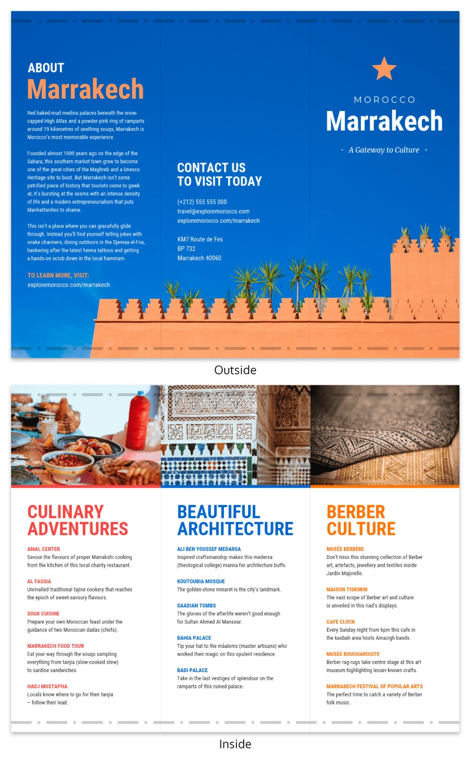 Morocco Travel Brochure