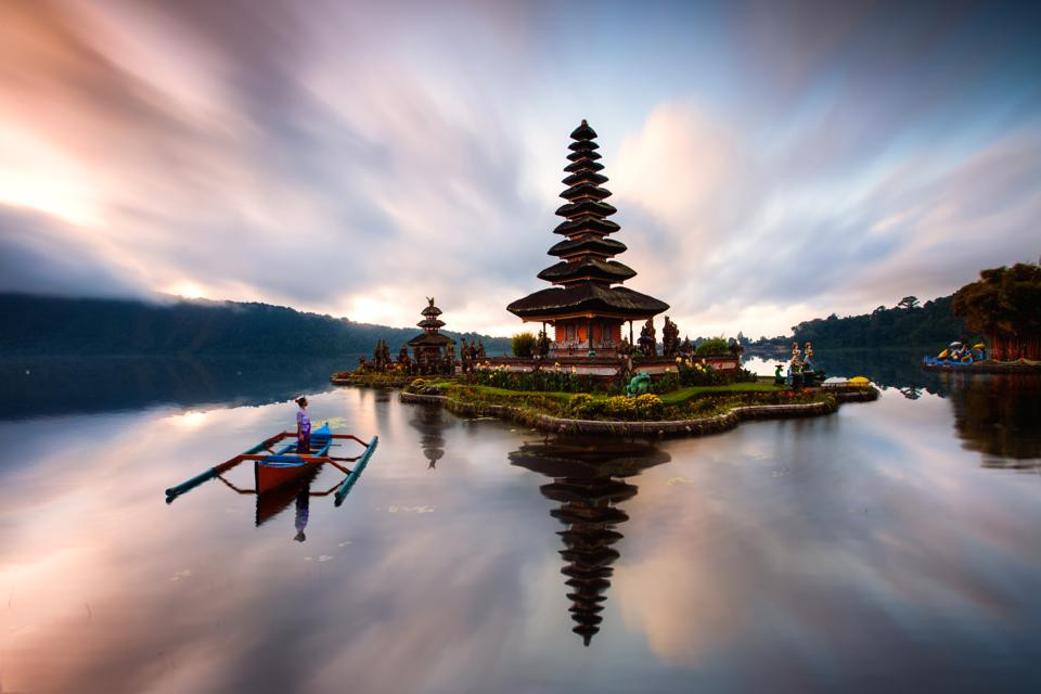 Overlooking the jungle on one of Bali's highly Instagrammed swings offering a serene and picturesque escape