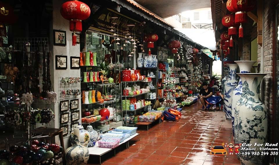 Car-Rental-Hanoi-to-Bat-Trang-Ceramic-Village