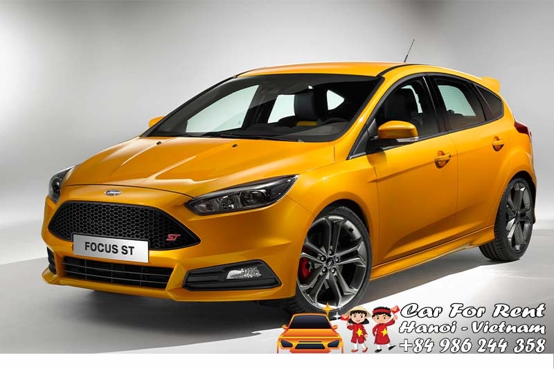 Ford Focus rent car in hanoi with driver best 2023