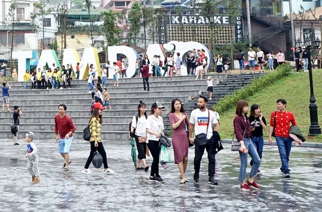 Tam Dao is attractive to young people, featuring lush greenery and a cool climate, making it a popular tourist destination