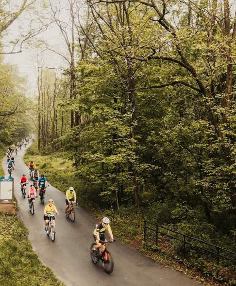 Cyclists explore the trails and bike paths of Lackawanna County