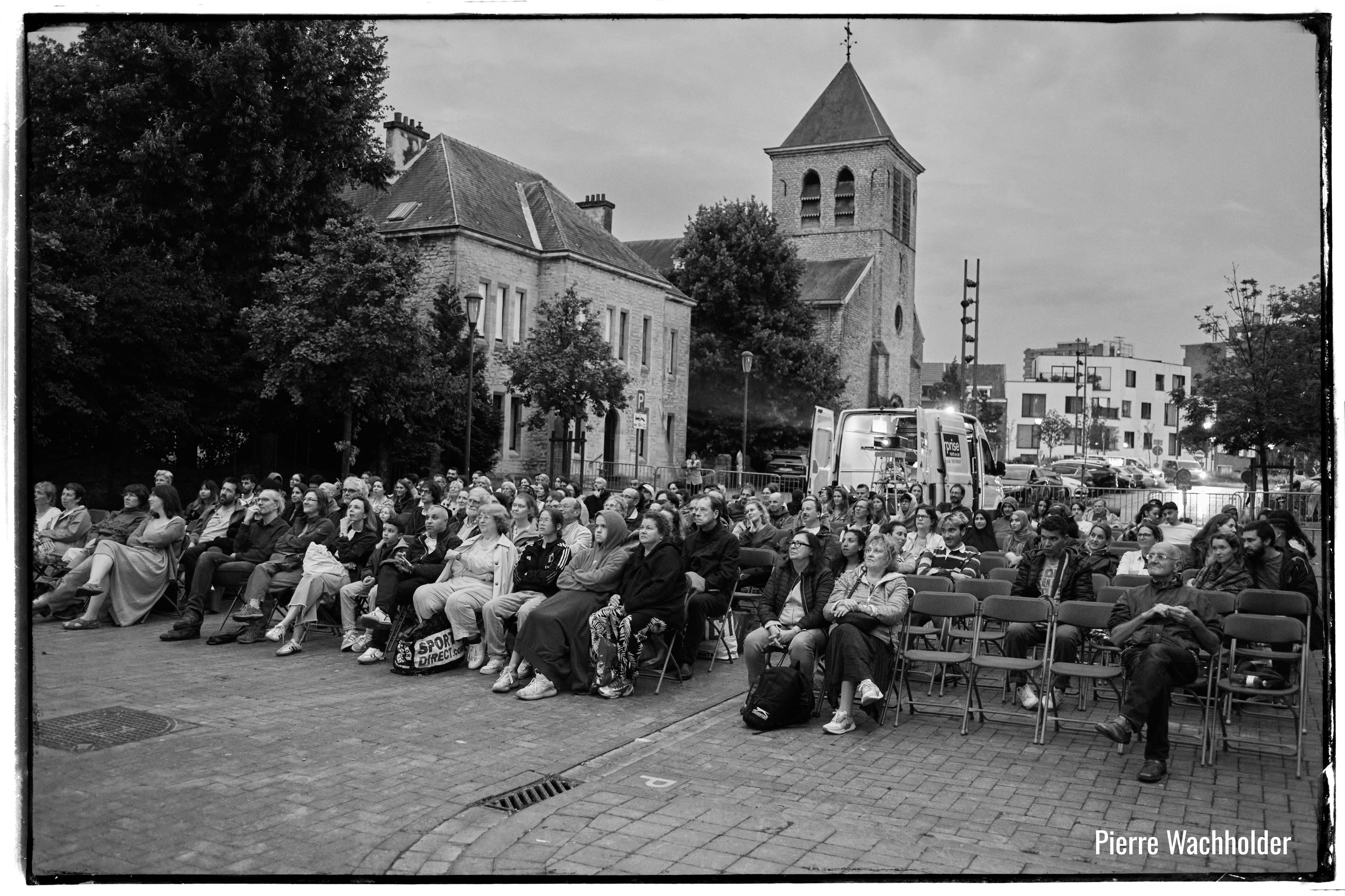 A Street Performer Entertaining Crowds in Brussels