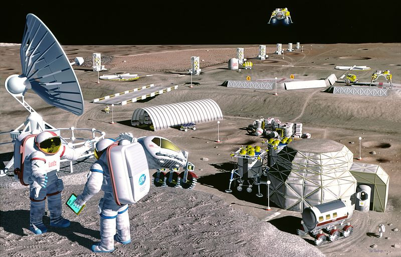 Future Moon colony