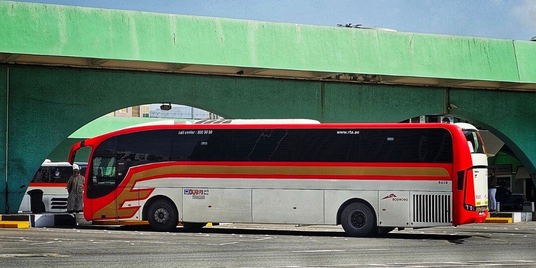 Intercity Bus at Al Ghubaiba Bus Station